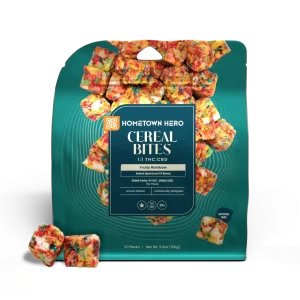 Hometown Hero - Fruity Rainbow Cereal Bites - 20mg THC + 20mg CBD (15 Count)