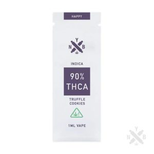 N.Y.B One Gram 90% THCA Disposable - Truffle Cookies Indica