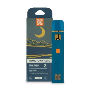Hometown Hero  2gram THC-A Liquid Diamond Live Resin Disposable - Critical Mass Indica