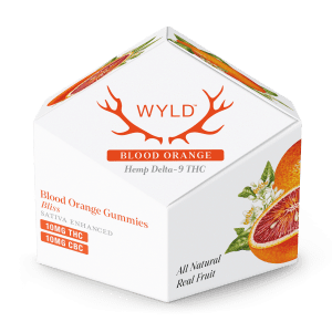 Wyld - Blood Orange 1:1 THC:CBC - Bliss - 10mg THC per piece